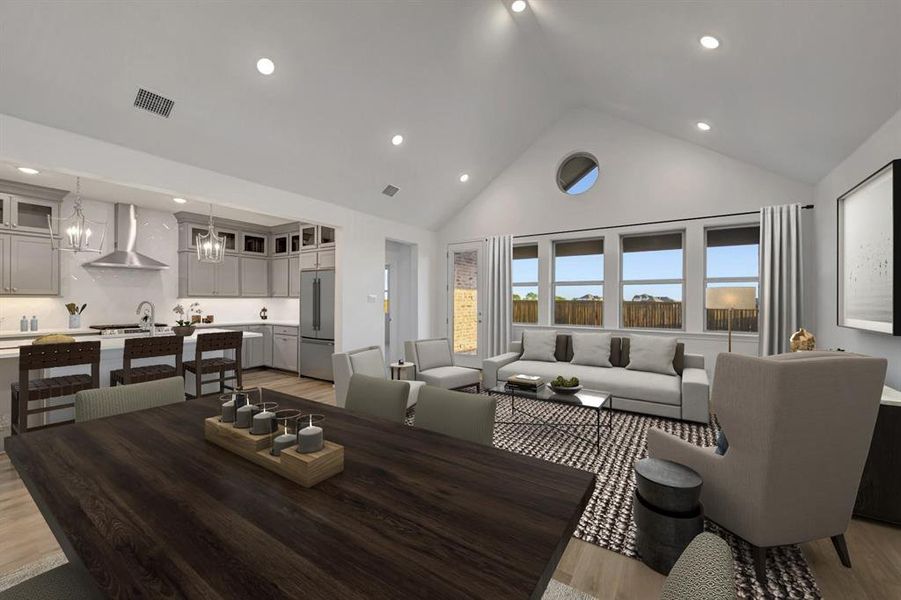 Furnished interior view inside a new home in Timberbrook, Justin (Image 30). Furnished interior view inside a new home in Timberbrook, Justin (Image 30).