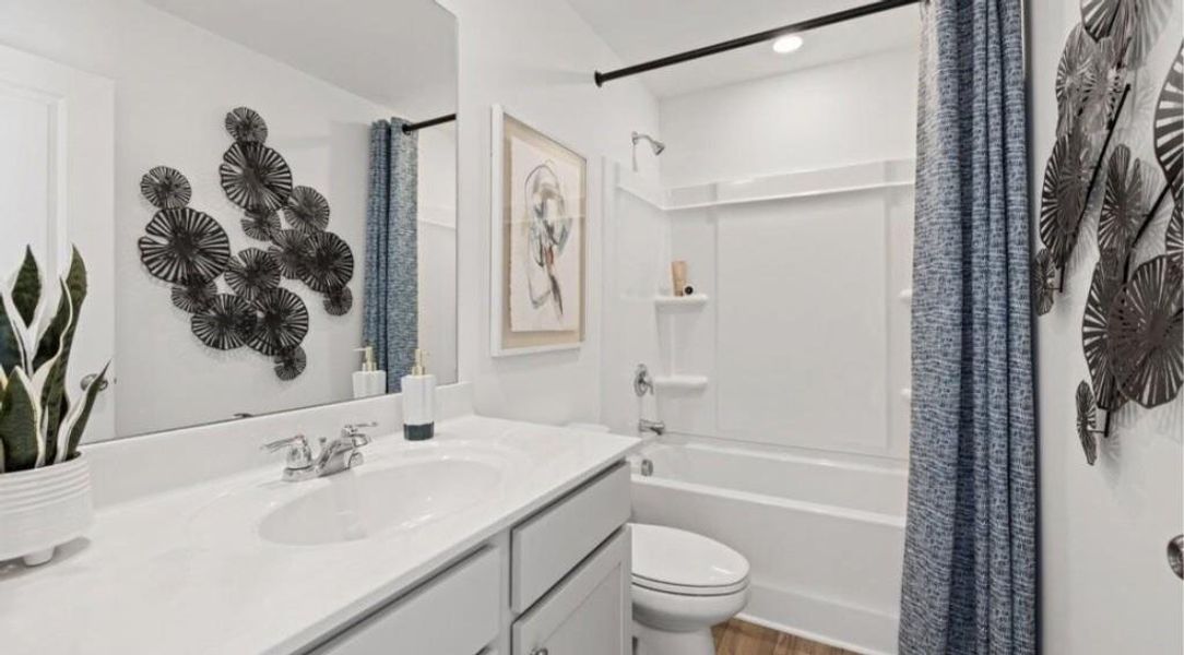 Furnished interior view inside a new home in Towns at Ivy Creek, Buford (Image 19).