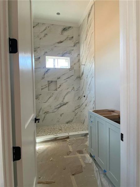 In-progress construction of a new home in , Acworth, GA (Image 19).