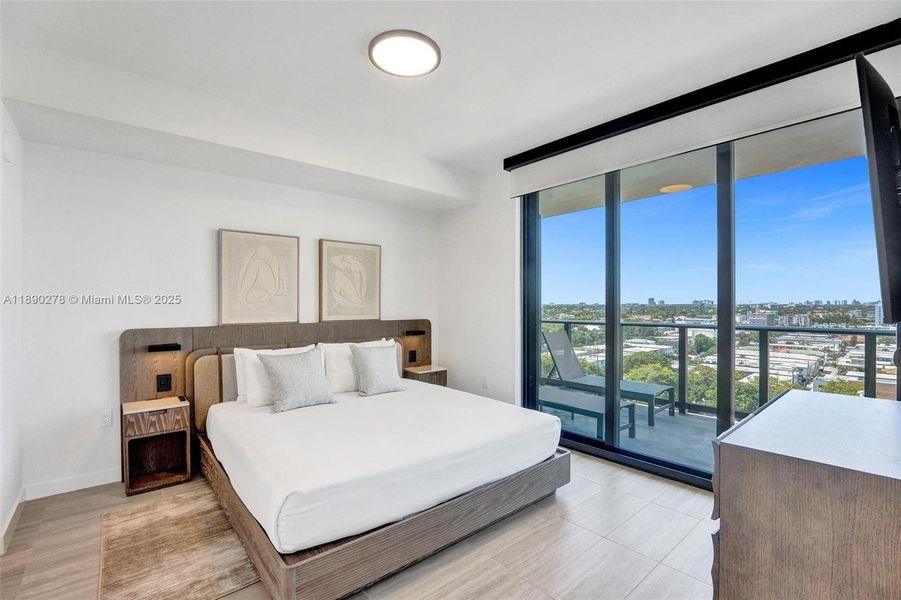 Furnished interior view inside a new home in , Miami Beach (Image 13).