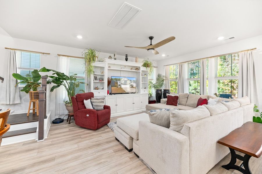 Furnished interior view inside a new home in Boykins Run Townhomes, Moncks Corner (Image 15).