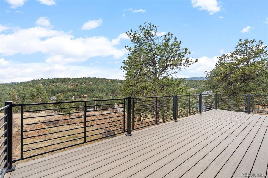 Exterior details and patio area of a home in , Bailey (Image 32).