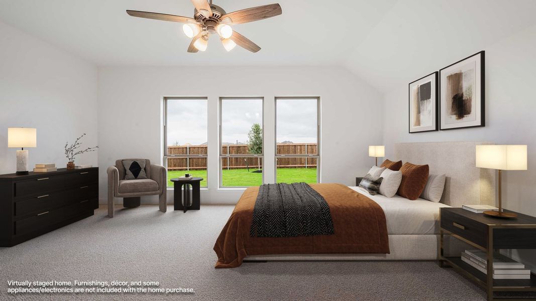 Furnished interior view inside a new home in Meraki, Forney (Image 7).