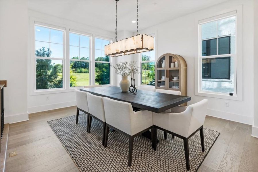 Furnished interior view inside a new home in , Alpharetta (Image 15).