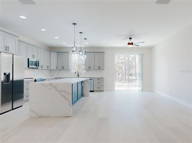 Furnished interior view inside a new home in , Dunnellon (Image 5).