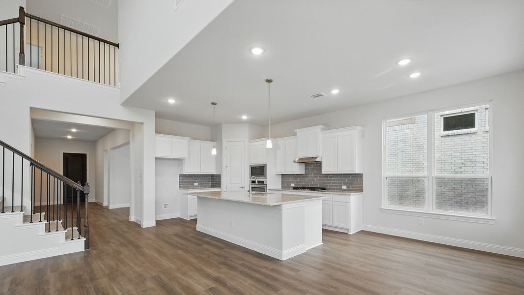 Representative furnished interior of a home built from the Brown by DRB Homes in Anna Ranch, Anna (Image 11).