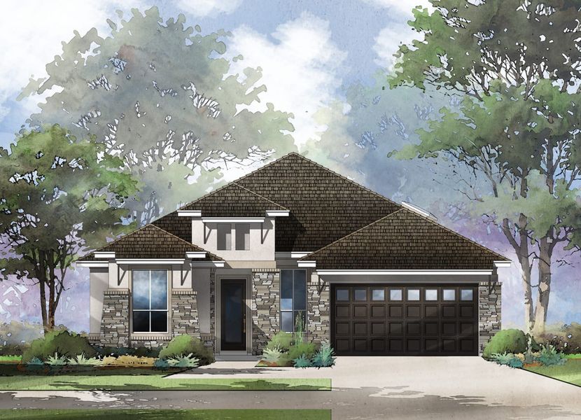 San Carlos Elevation A | Sitterle Homes San Carlos Elevation A | Sitterle Homes