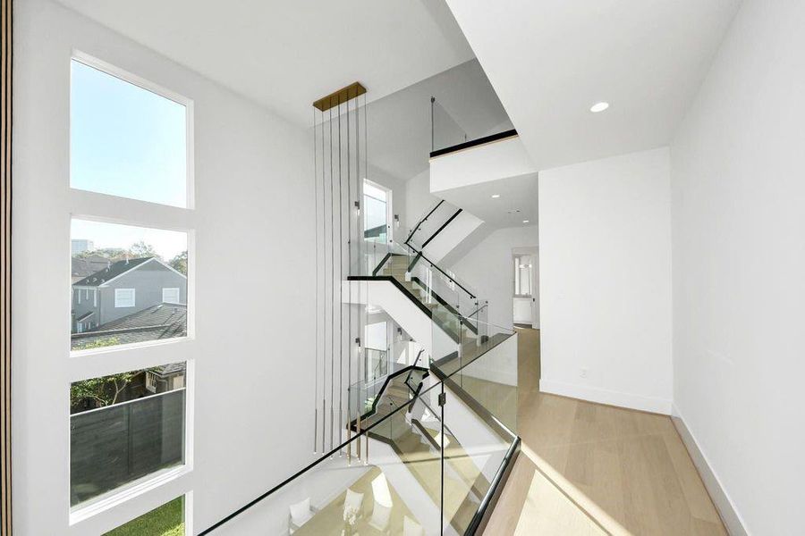 Furnished interior view inside a new home in , Houston (Image 17).