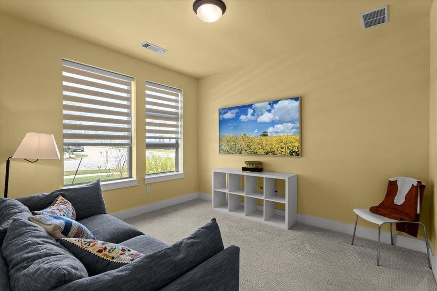 Furnished interior view inside a new home in Easton Park, Austin (Image 18).