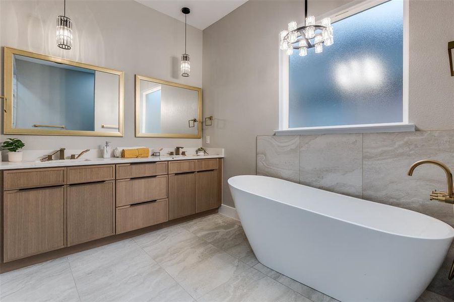 Furnished interior view inside a new home in , Whitney (Image 19).