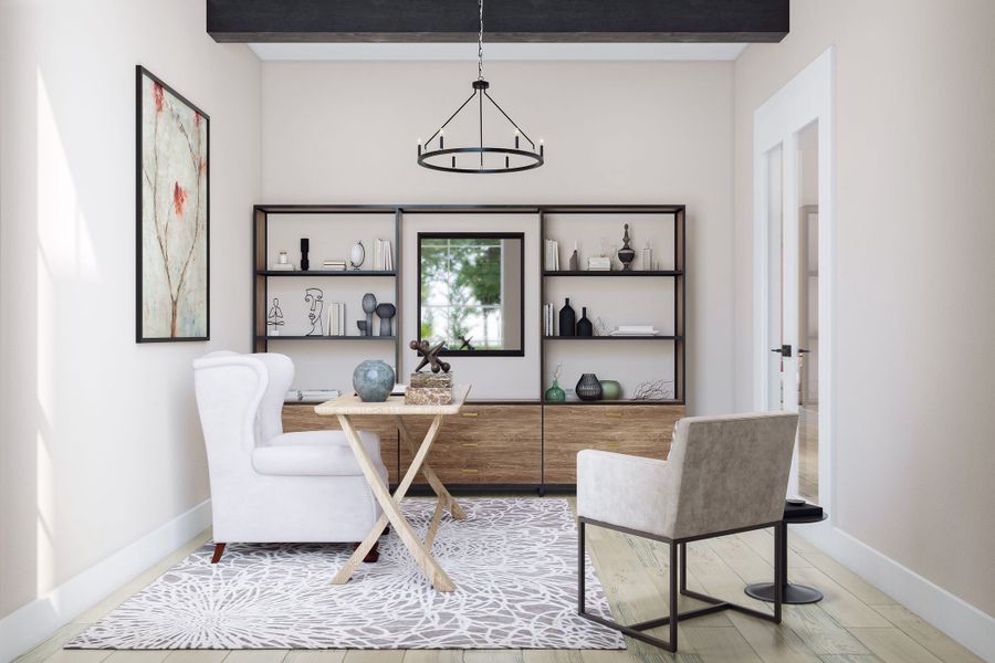 Furnished interior view inside a new home in Harvest Green, Richmond (Image 15). Furnished interior view inside a new home in Harvest Green, Richmond (Image 15).
