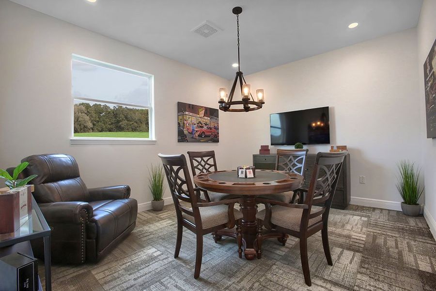 Representative furnished interior of a home built from the Ellington by Colen Built Development, LLC in On Top of the World Communities, Ocala (Image 8). Representative furnished interior of a home built from the Ellington by Colen Built Development, LLC in On Top of the World Communities, Ocala (Image 8).