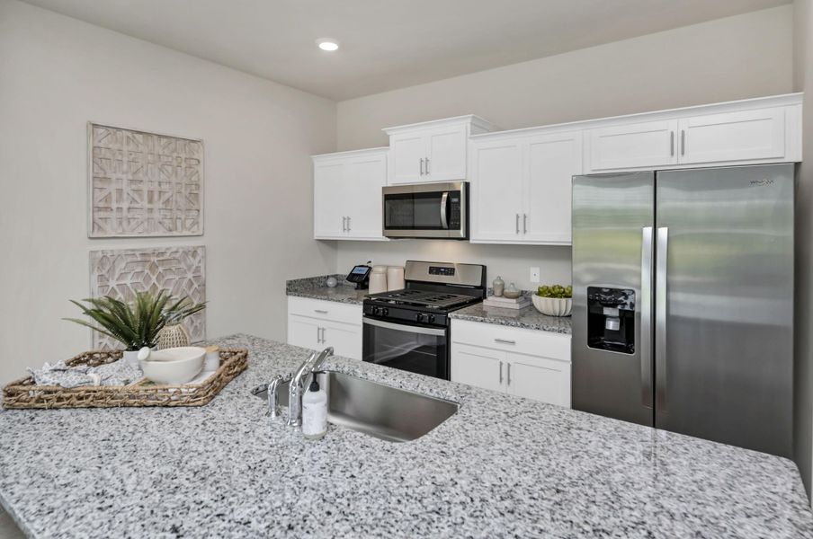 Furnished interior view inside a new home in Mulberry Landing, Orangeburg (Image 14). Furnished interior view inside a new home in Mulberry Landing, Orangeburg (Image 14).