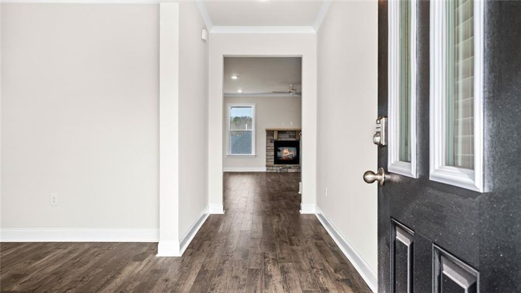 Spacious, unfurnished interior of a new home in Westland, Bogart (Image 39).