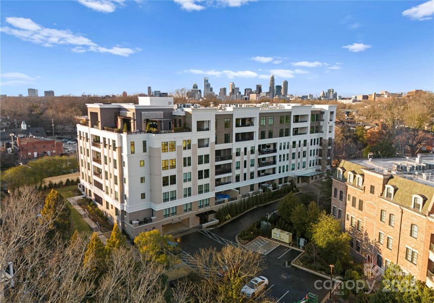 Front exterior of a new home in The Regent at Eastover, Charlotte, NC, highlighting curb appeal (Image 16).