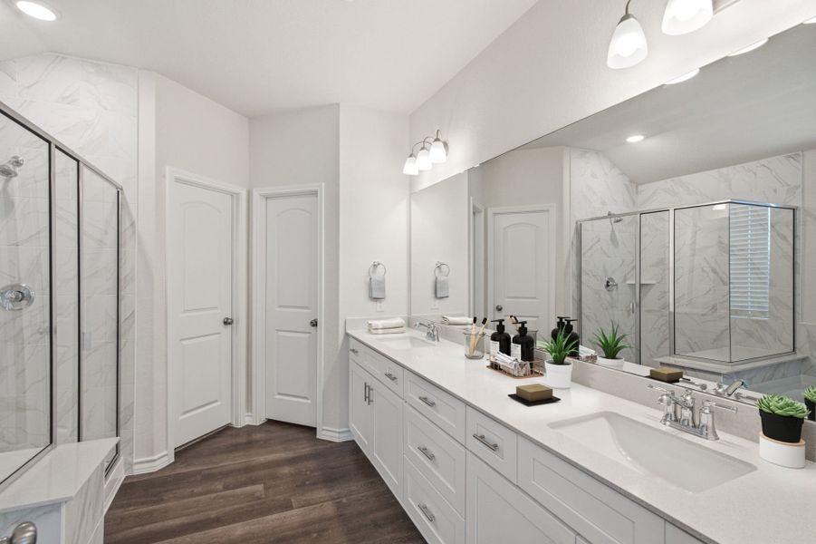 Representative furnished interior of a home built from the Lochridge by Pulte Homes in Lily Springs, Seguin (Image 16). Representative furnished interior of a home built from the Lochridge by Pulte Homes in Lily Springs, Seguin (Image 16).