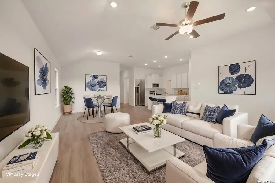 Furnished interior view inside a new home in Meadows at Clear Springs, New Braunfels (Image 11).