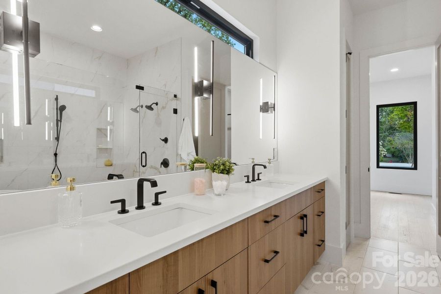 Furnished interior view inside a new home in , Charlotte (Image 43).