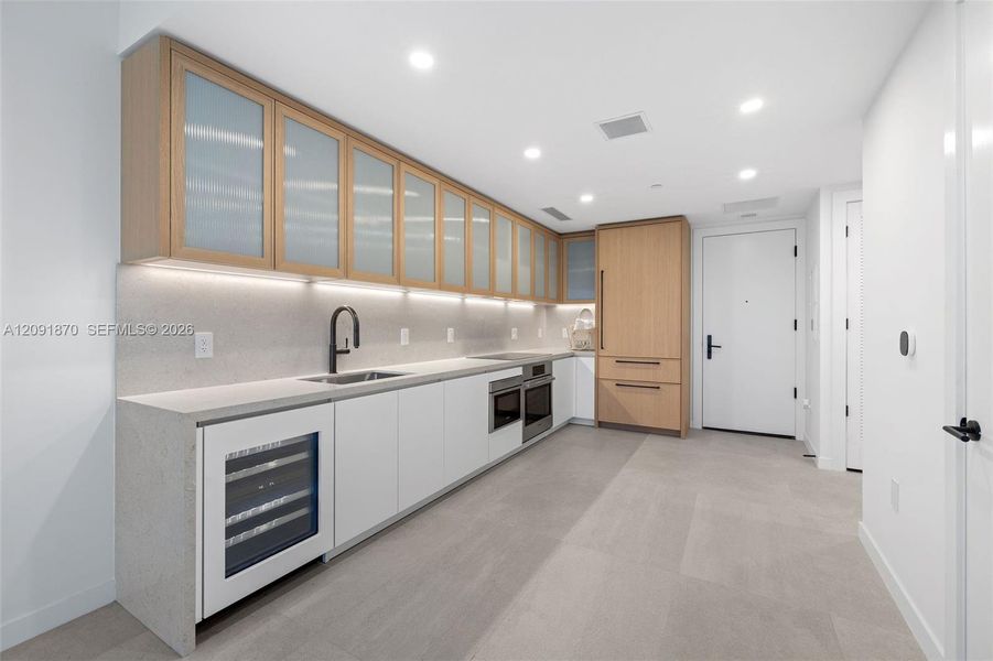 Furnished interior view inside a new home in , Miami (Image 10).