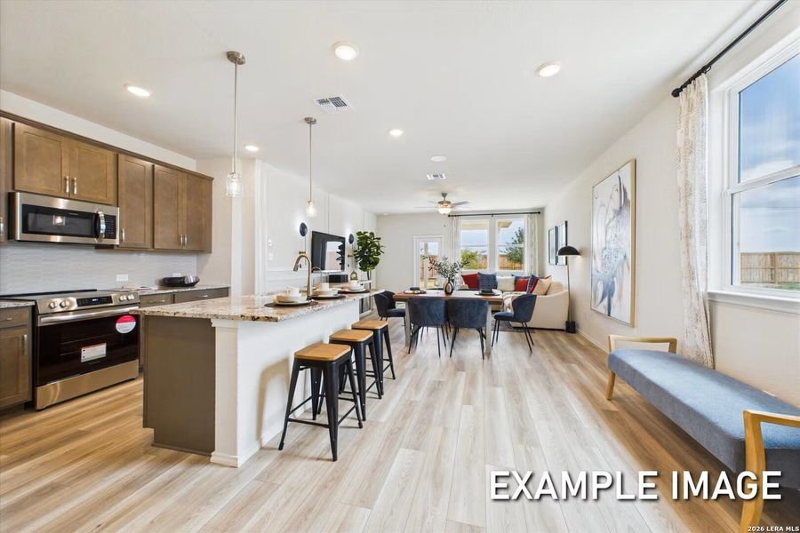 Furnished interior view inside a new home in Applewhite Meadows, San Antonio (Image 9).