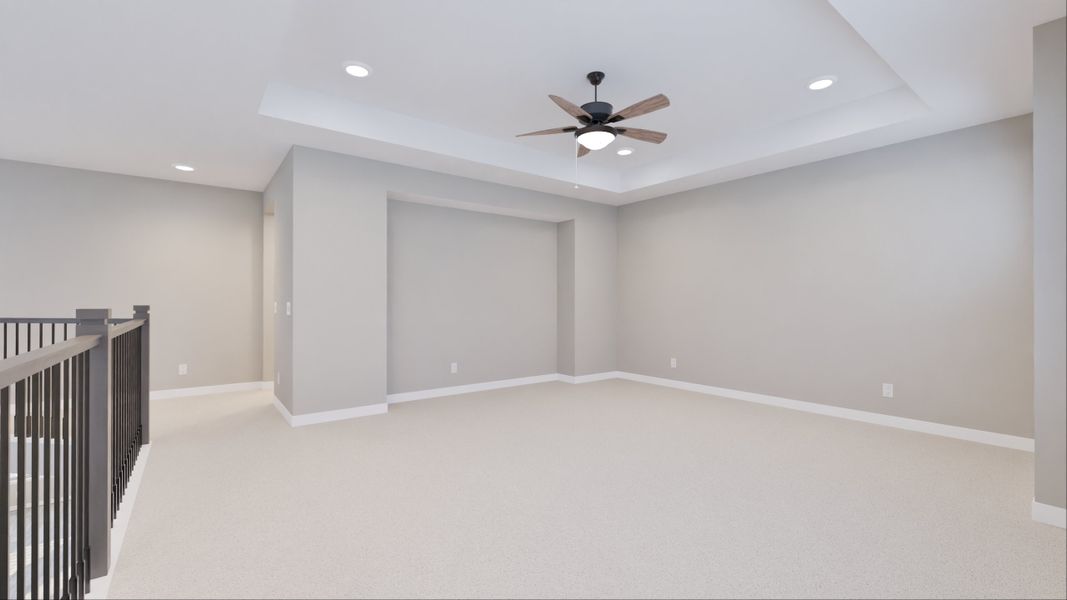 Representative unfurnished interior of a home built from the Amelia by Tricoast Homes in Summer Place  35', Montgomery (Image 18).