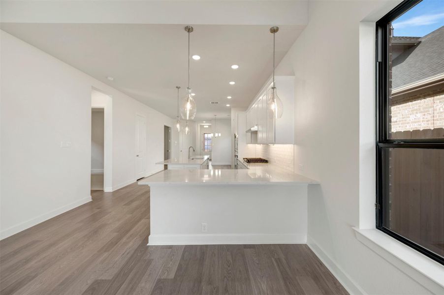 Furnished interior view inside a new home in Sienna - Grove Collection, Missouri City (Image 11).