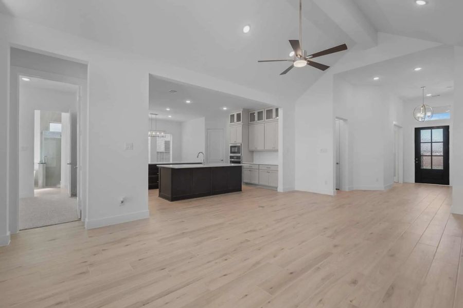 Representative unfurnished interior of a home built from the Lakeway by Chesmar Homes in Meridiana 50's, Manvel (Image 24).