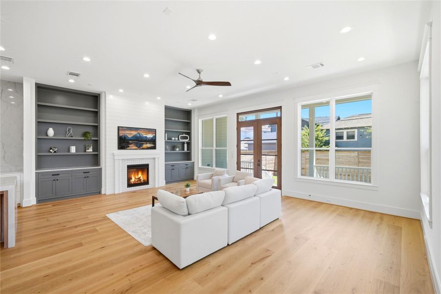 Furnished interior view inside a new home in , Houston (Image 10). Furnished interior view inside a new home in , Houston (Image 10).