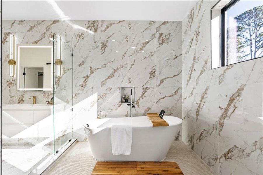 Furnished interior view inside a new home in , Decatur (Image 46).