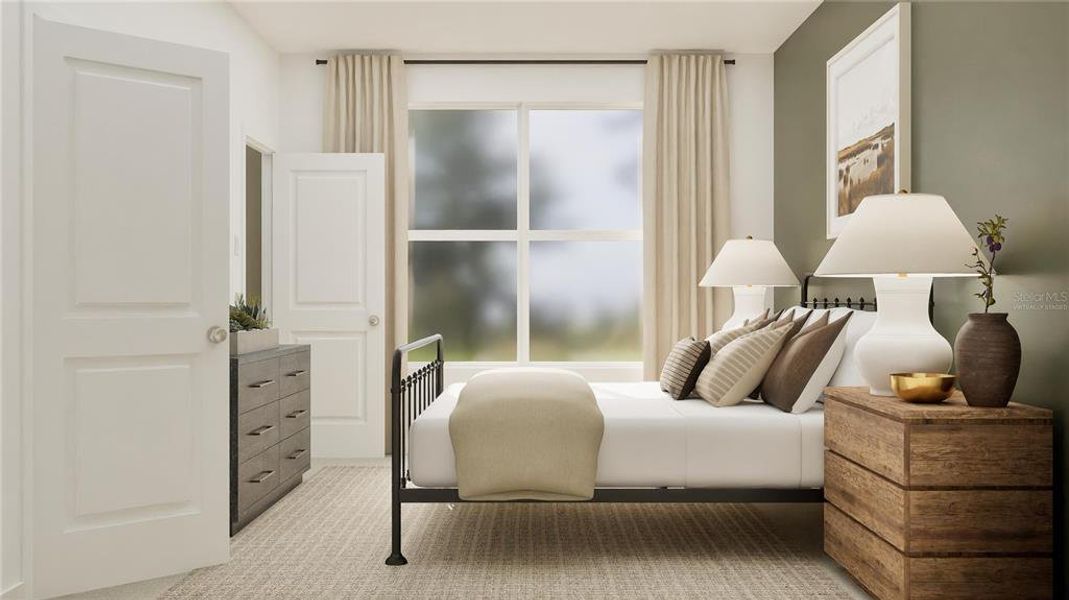 Furnished interior view inside a new home in Wellness Ridge: Classic Collection, Clermont (Image 21).