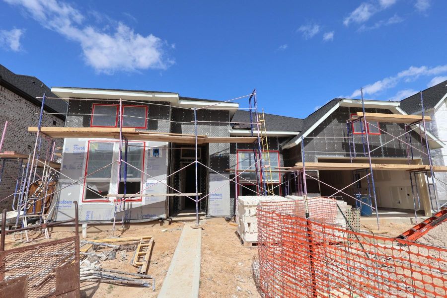 In-progress construction of a new home in Dunham Pointe, Cypress, TX (Image 22). In-progress construction of a new home in Dunham Pointe, Cypress, TX (Image 22).
