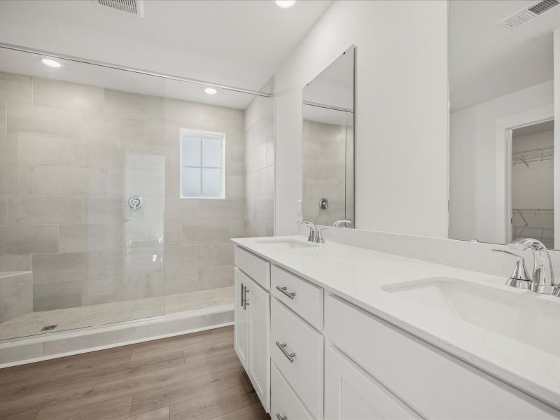 Furnished interior view inside a new home in The Coves at Lakes of Cane Bay II, Summerville (Image 9).