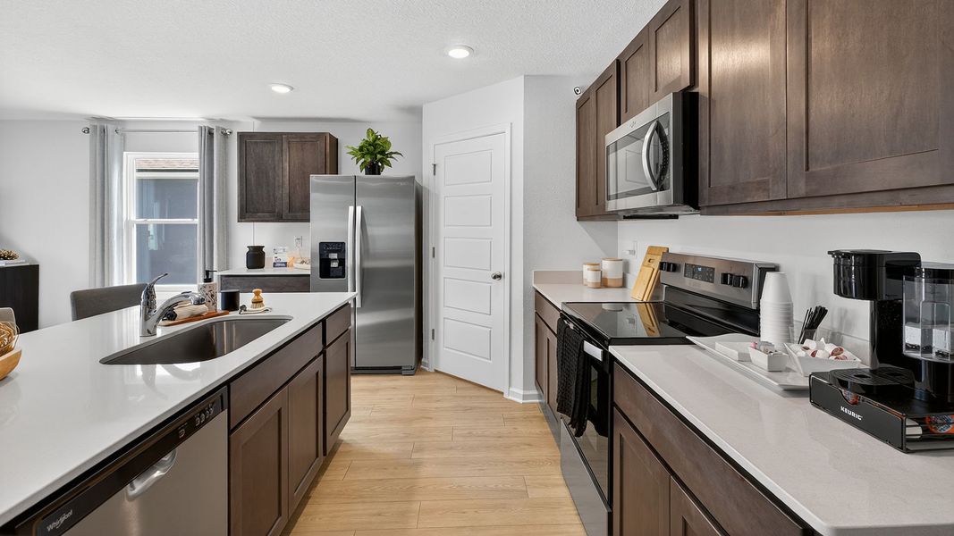 Representative furnished interior of a home built from the CALI by D.R. Horton in Copes Landing, Jacksonville (Image 8).