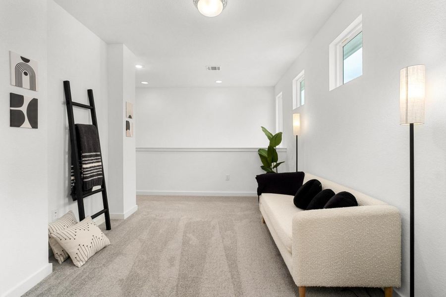 Furnished interior view inside a new home in , Buda (Image 3).