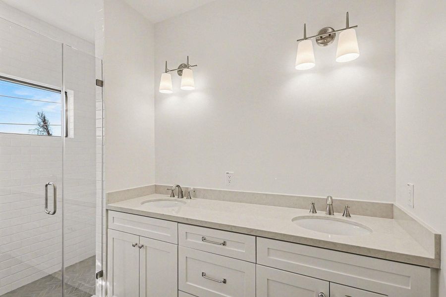 Furnished interior view inside a new home in , Houston (Image 15).