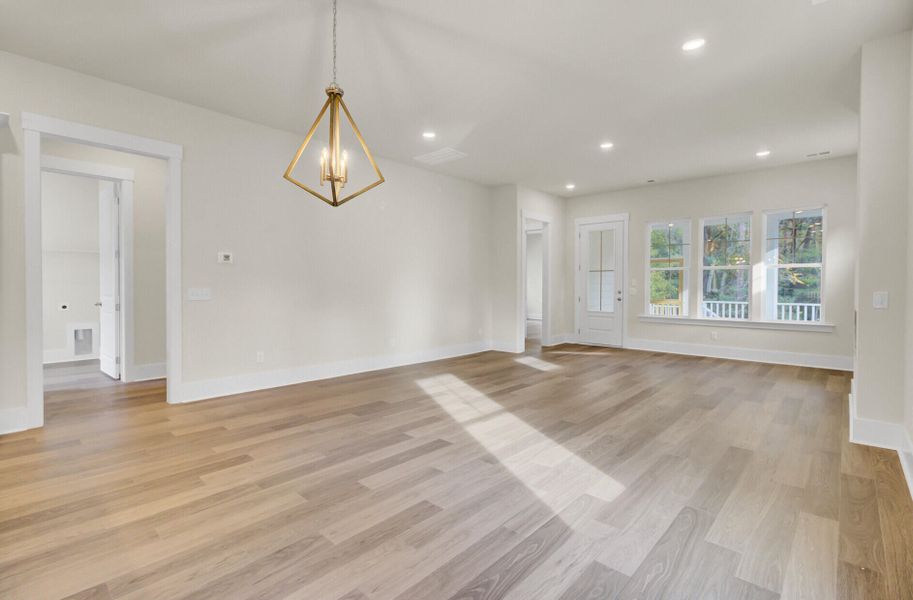 Spacious, unfurnished interior of a new home in Indigo Grove Single Family Homes, Johns Island (Image 21).