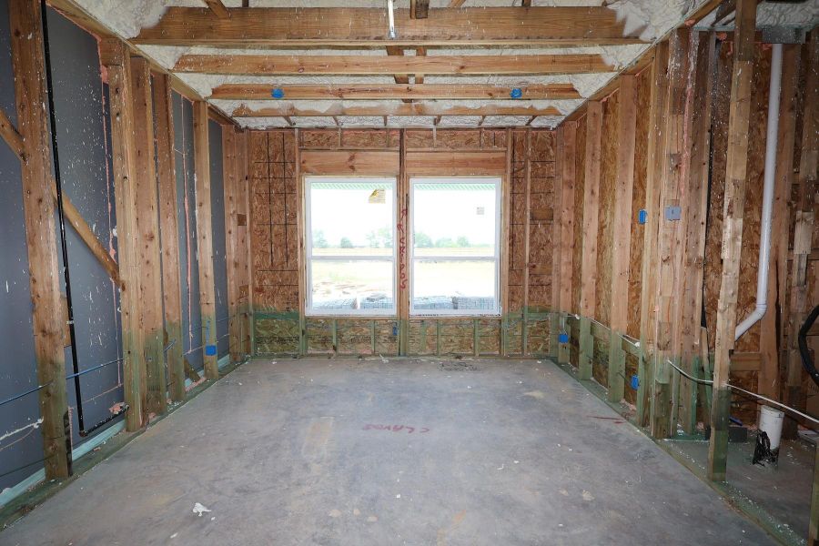 In-progress construction of a new home in The Grand Prairie - Meadow Collection, Hockley, TX (Image 8). In-progress construction of a new home in The Grand Prairie - Meadow Collection, Hockley, TX (Image 8).