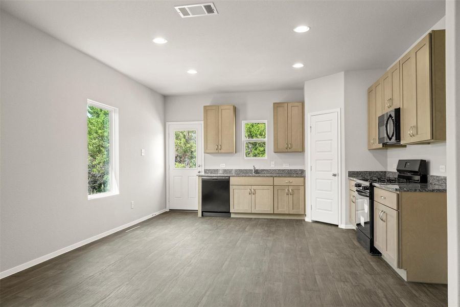 Furnished interior view inside a new home in Cloverleaf, Austin (Image 7).