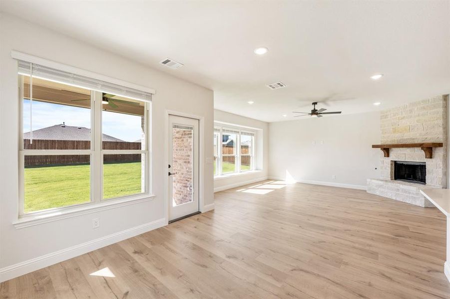 Spacious, unfurnished interior of a new home in Waterscape Classic 60s, Royse City (Image 23). Spacious, unfurnished interior of a new home in Waterscape Classic 60s, Royse City (Image 23).