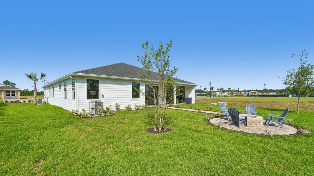 Exterior details and patio area of a home in Ardisia Park, New Smyrna Beach (Image 25). Exterior details and patio area of a home in Ardisia Park, New Smyrna Beach (Image 25).