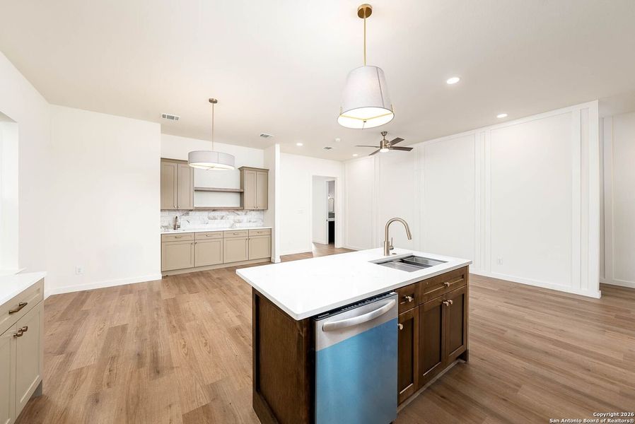 Furnished interior view inside a new home in , San Antonio (Image 8).
