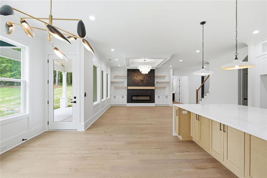 Furnished interior view inside a new home in , Lawrenceville (Image 6).