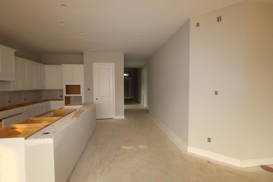 In-progress construction of a new home in Riceland 50’ Front Load Homesites, Mont Belvieu, TX (Image 8).