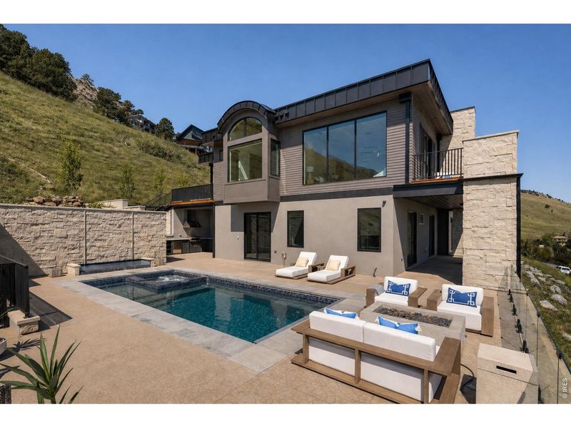 Exterior details and patio area of a home in , Boulder (Image 26).
