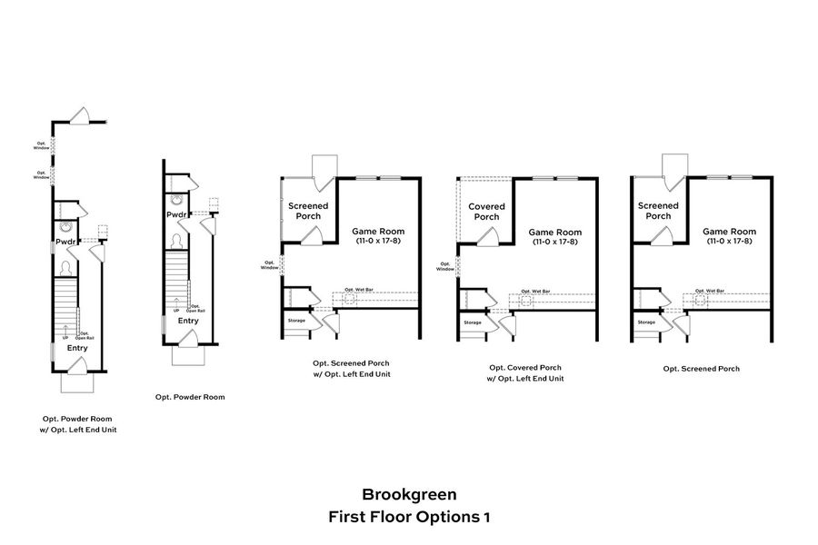 2D floor plan layout for the Brookgreen by DRB Homes in Seabreeze Crossing, Little River, SC (Image 21).