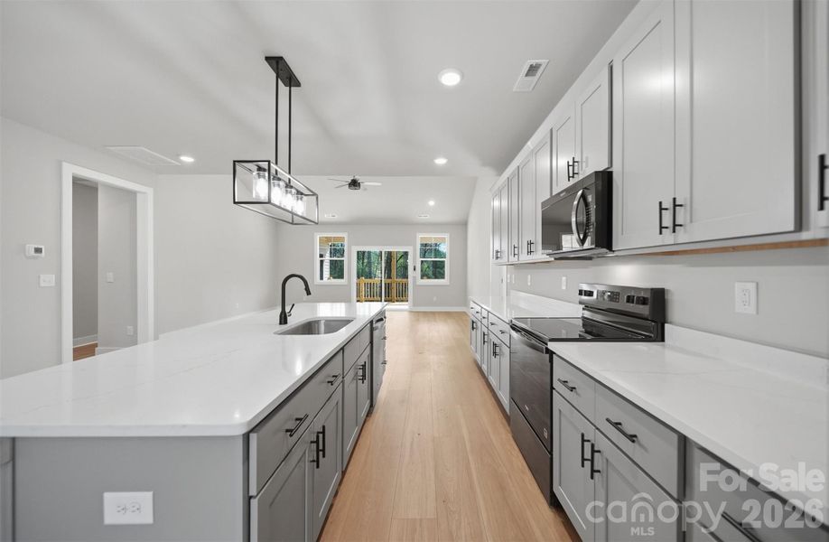 Furnished interior view inside a new home in , Morganton (Image 15).