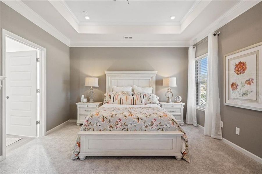 Furnished interior view inside a new home in Allen Manor, Hoschton (Image 14).