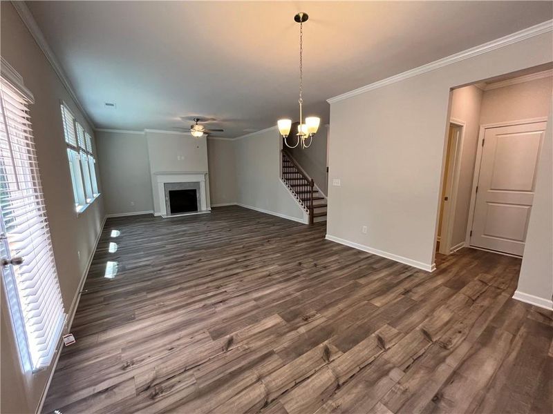 Spacious, unfurnished interior of a new home in Cascade Ridge at Niskey Lake, Atlanta (Image 16).