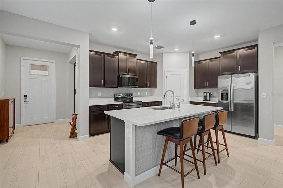 Furnished interior view inside a new home in , San Antonio (Image 12).