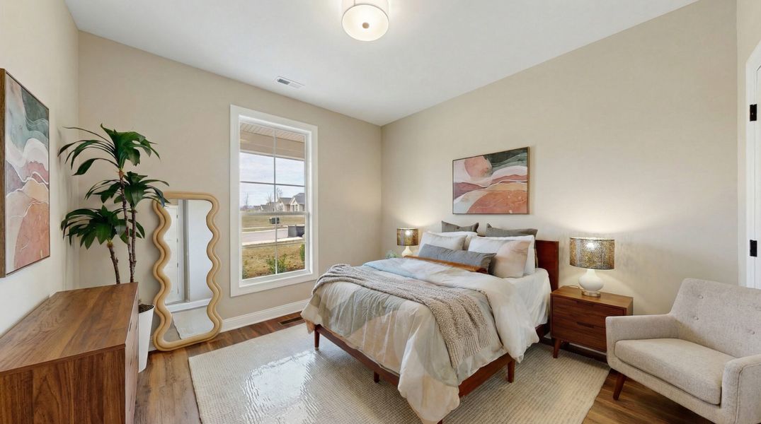 Representative furnished interior of a home built from the Portico by Perfection Builders in The Courtyards at Curry Farms, Louisville (Image 8).